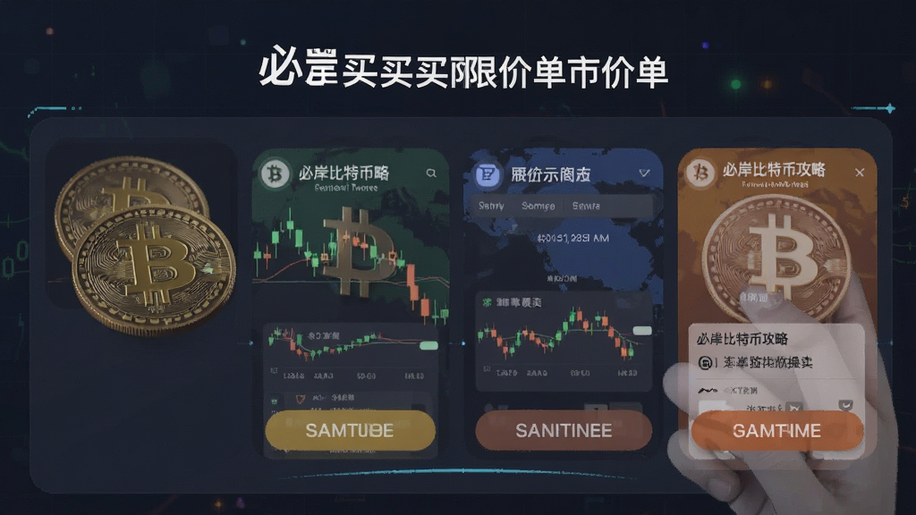 必岸比特币攻略 买卖下单限价单市价单操作界面示意图