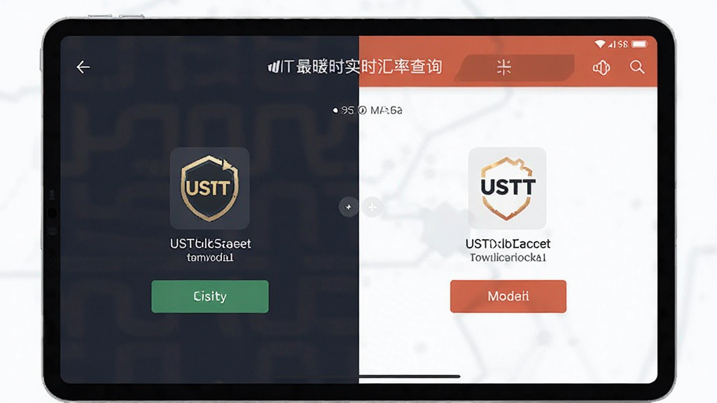 USDT比暗实时汇率查询工具对比截图