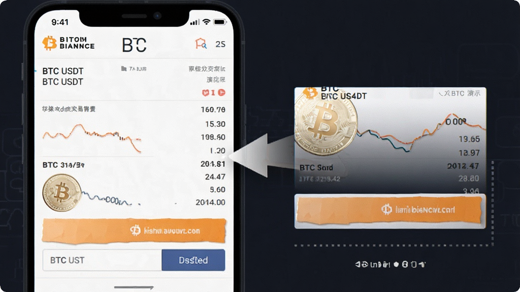���ر�biannce�ֻ�����BTC USDT�µ����������ʾ