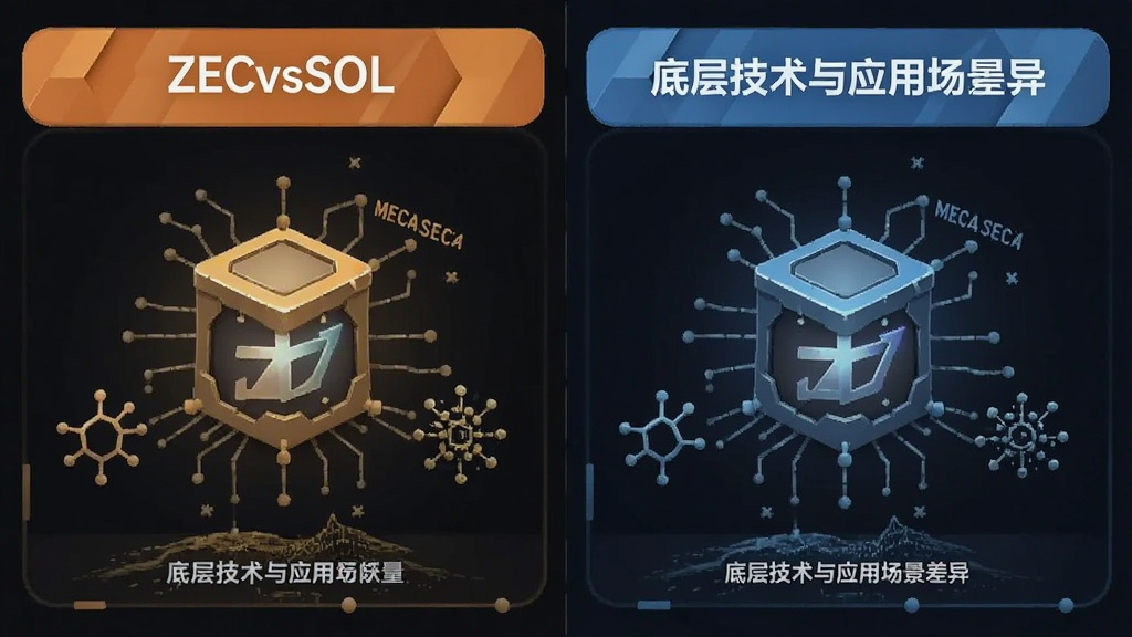 ZECvsSOL 两者底层技术与应用场景差异配图