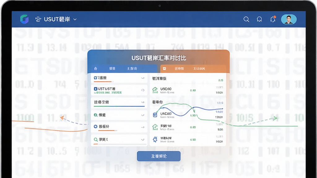 USDT碧岸汇率对比查询工具页面