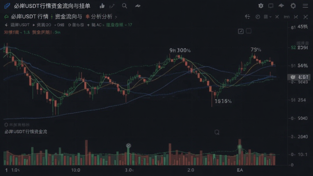 必岸USDT行情资金流向与挂单分析图