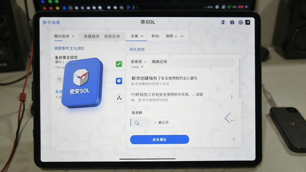 密安SOL钱包安全使用教程与避坑指南 新手创建钱包备份助记词操作界面