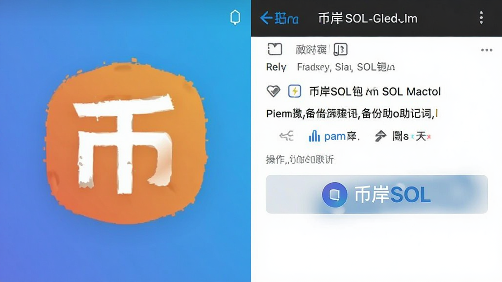 币岸SOL钱包创建钱包备份助记词操作截图