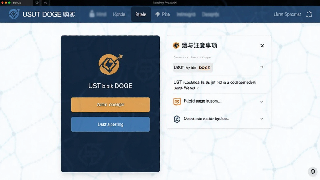 USDT DOGE 购买操作界面与注意事项
