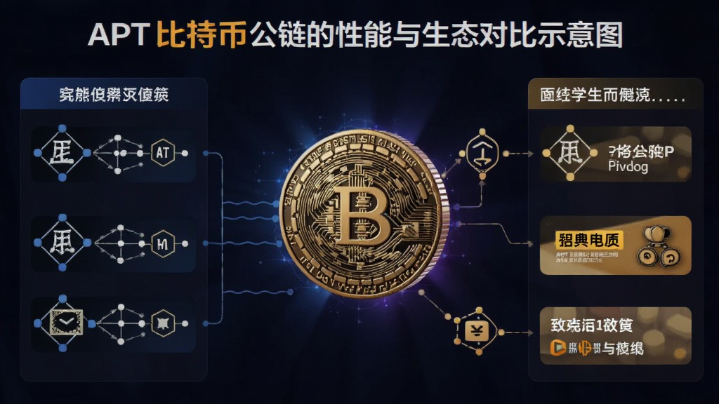 APT比特币公链性能与生态对比示意图