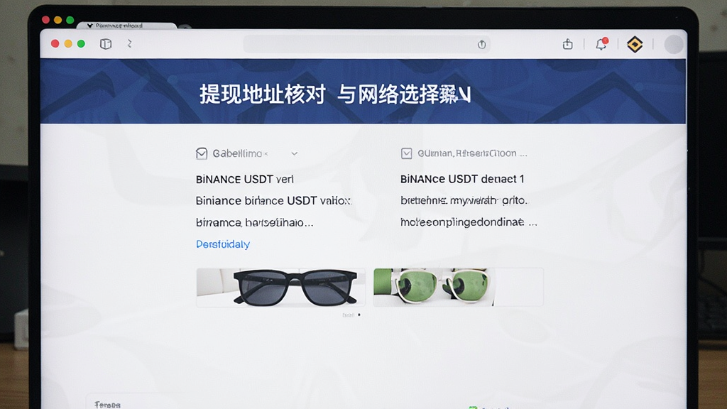 binanse USDT 攻略 币安提现地址核对与网络选择操作界面