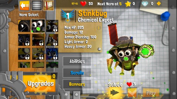 虫虫英雄2无限钻石版(Bug Heroes 2安装器)v1.02.04 免费版