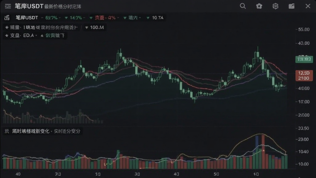 笔岸USDT最新价格分时走势与成交量变化 盘面实时数据截图