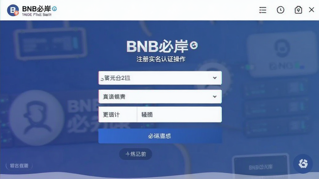 BNB必岸注册实名认证操作界面截图