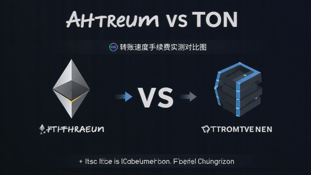 以太坊vsTON 转账速度手续费实测对比图