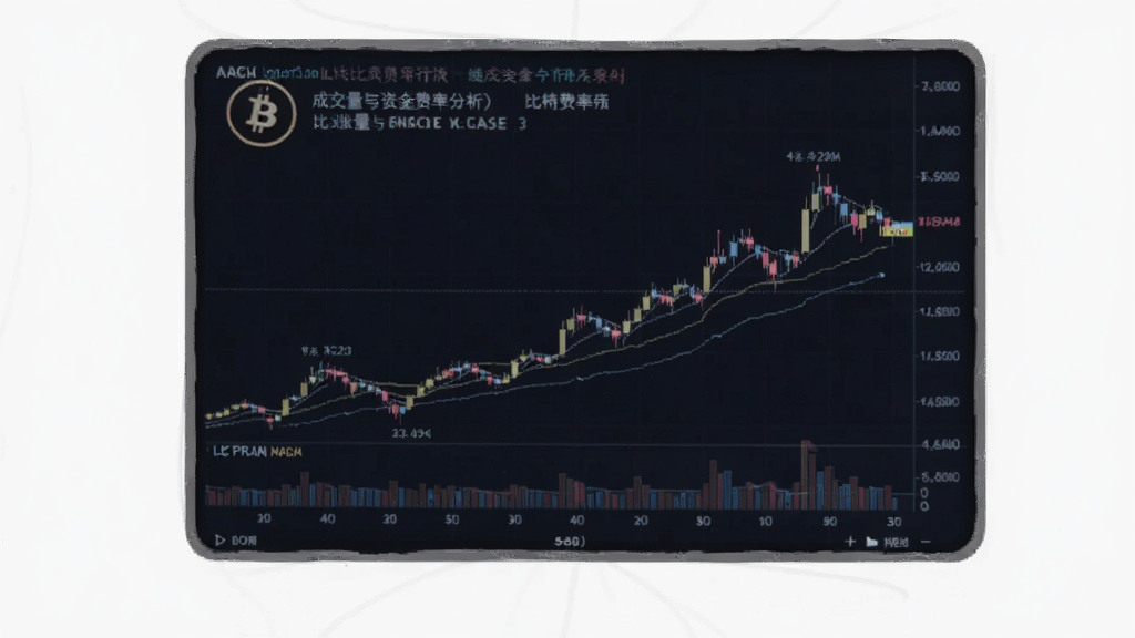 币暗 比特币 行情 成交量与资金费率分析配图