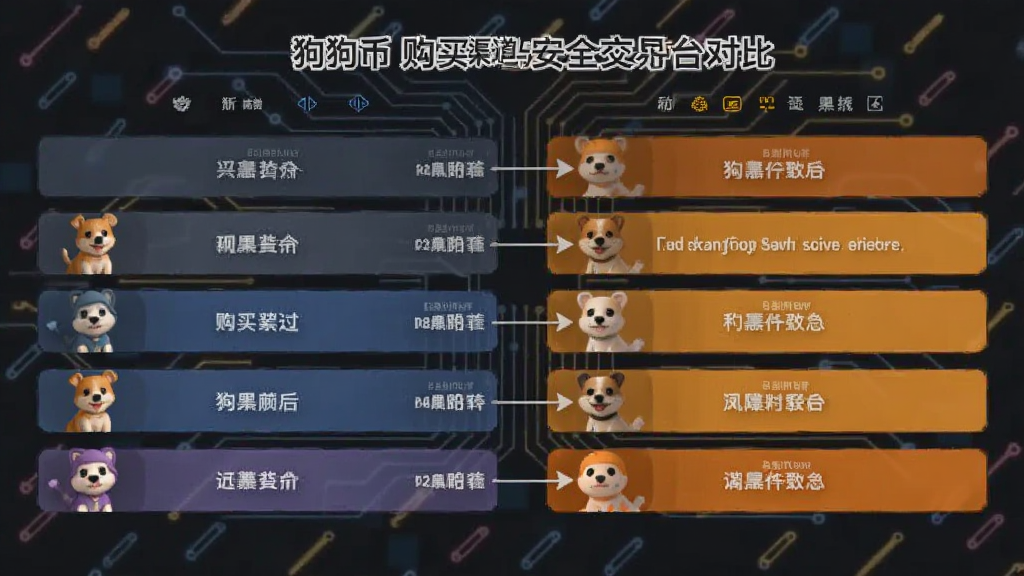 狗狗币国内购买渠道与安全交易平台对比图