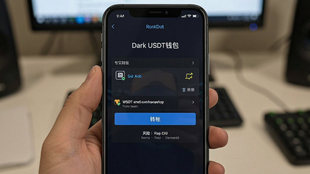 闭暗USDT钱包 使用界面截图 转账操作流程 风险提示
