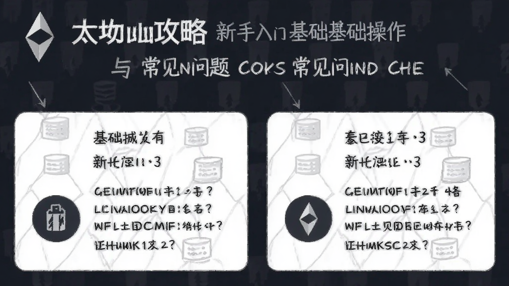 以太坊攻略 新手入门基础操作流程与常见问题汇总配图