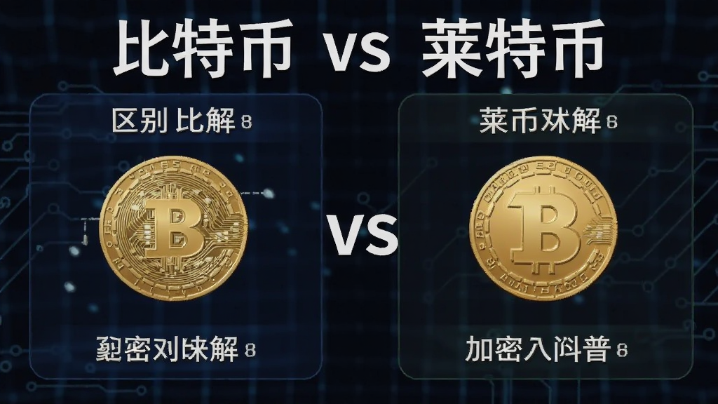 比特币vs莱特币区别对比图解 加密货币入门科普