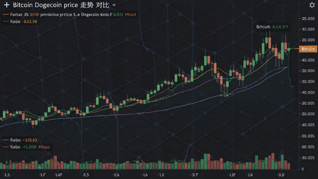 比特币 Dogecoin 价格走势 K线图 对比