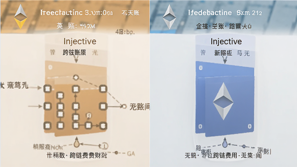 以太坊和Injective跨链费用对比与到账时间截图