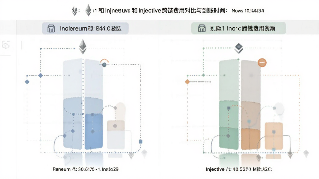 以太坊和Injective跨链费用对比与到账时间截图