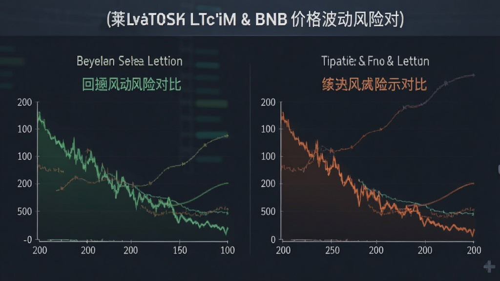 莱特币和BNB价格波动风险对比 历史走势与回撤幅度示意图