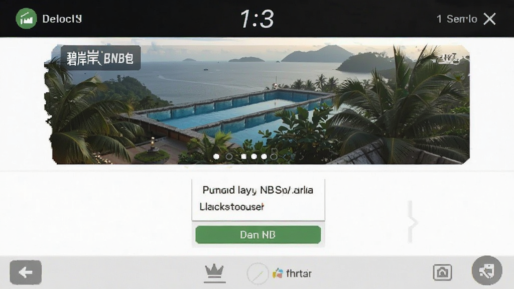 碧岸BNB钱包转账收款操作界面截图