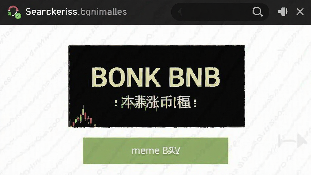 Bonk BNB 暴涨行情下 meme 币买入界面截图 用于搜索配图