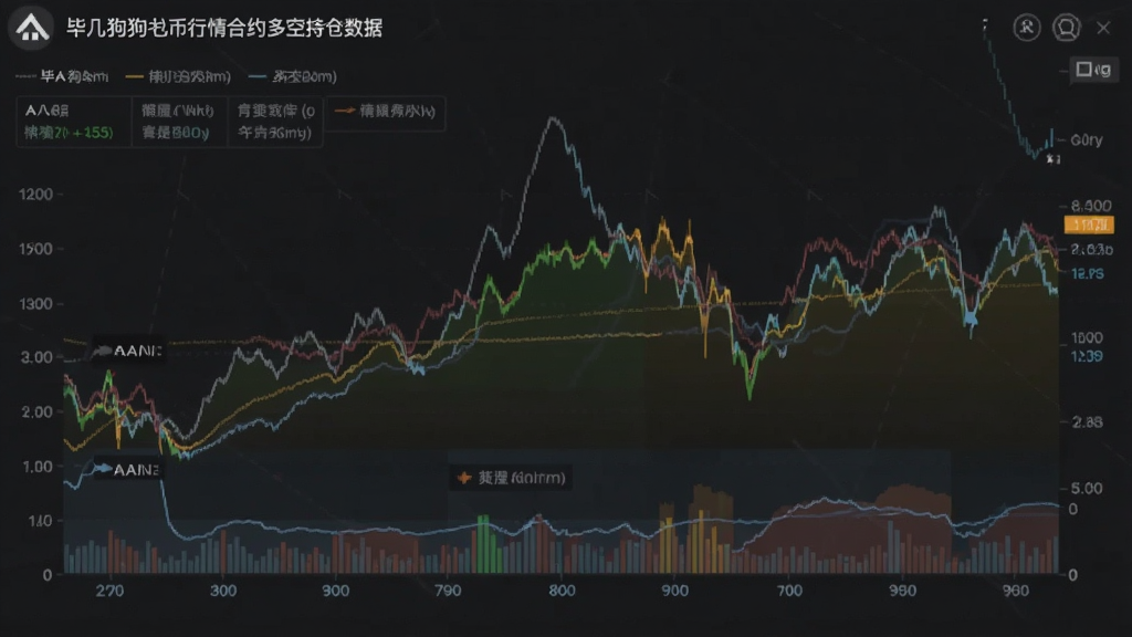 毕安狗狗币行情合约多空持仓数据图