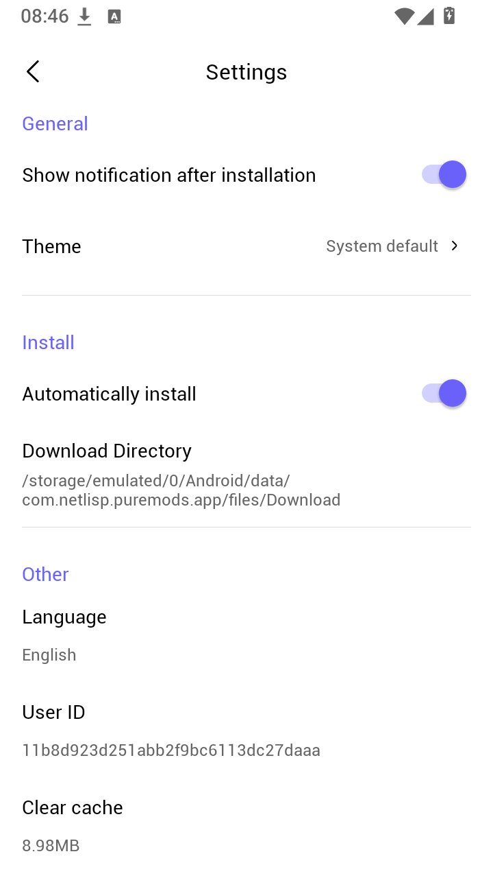 PureMods���°�����v1.1.5 ��׿��