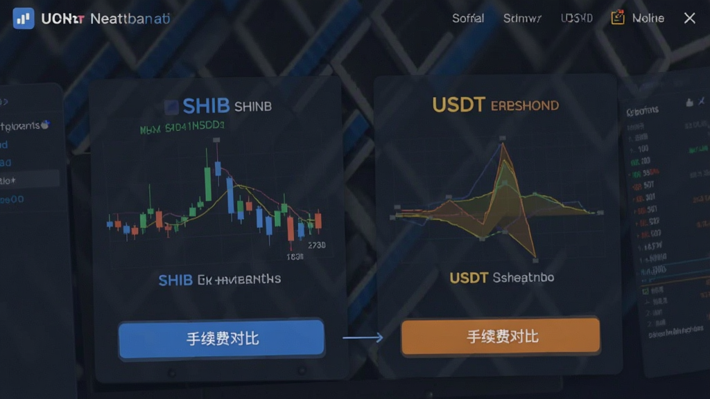 SHIB和USDT在交易所兑换操作界面与手续费对比
