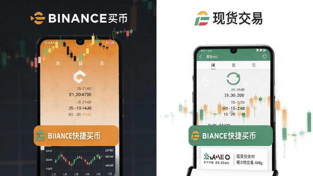 BINANCE快捷买币和现货交易对比