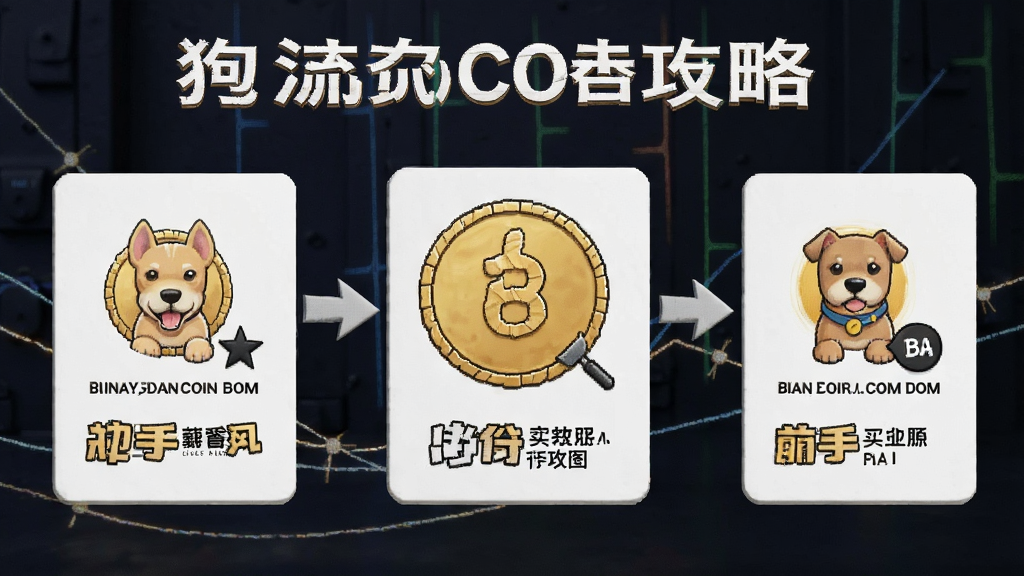 比安 狗狗币 攻略 新手买入卖出全流程操作示意图