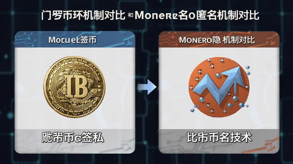 比特币和Monero匿名机制对比 门罗币环签名隐私技术配图