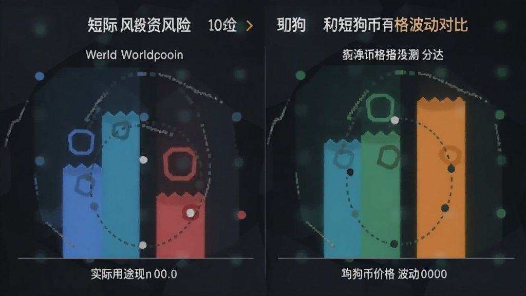 Worldcoin和狗狗币价格波动对比 实际用途分析 短线投资风险