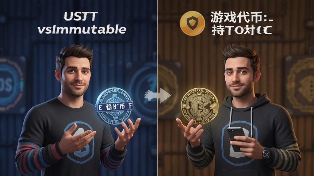 USDTvsImmutable �ȶ��Һ���Ϸ���ҵĳ��жԱȳ���ͼ
