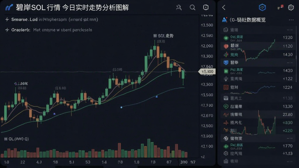 碧岸SOL行情今日实时走势分析图解 包含K线走势与链上数据概览