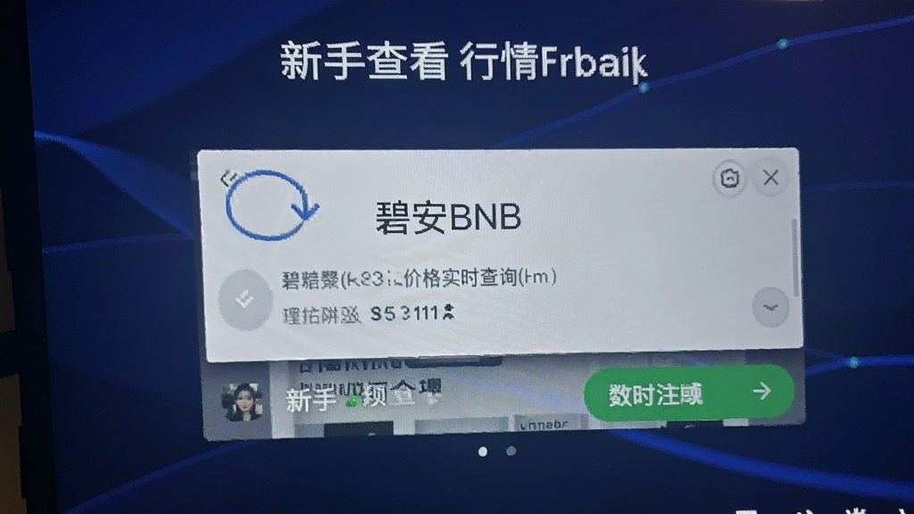 �̰�BNB�۸�ʵʱ��ѯע������ ���ֲ鿴���鳣������