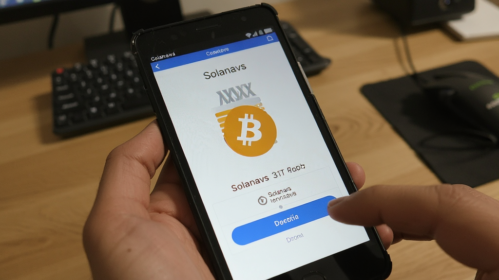 Solanavs比特币 钱包操作界面实拍
