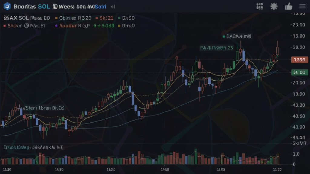 迷安 SOL 走势链上数据与K线对比图