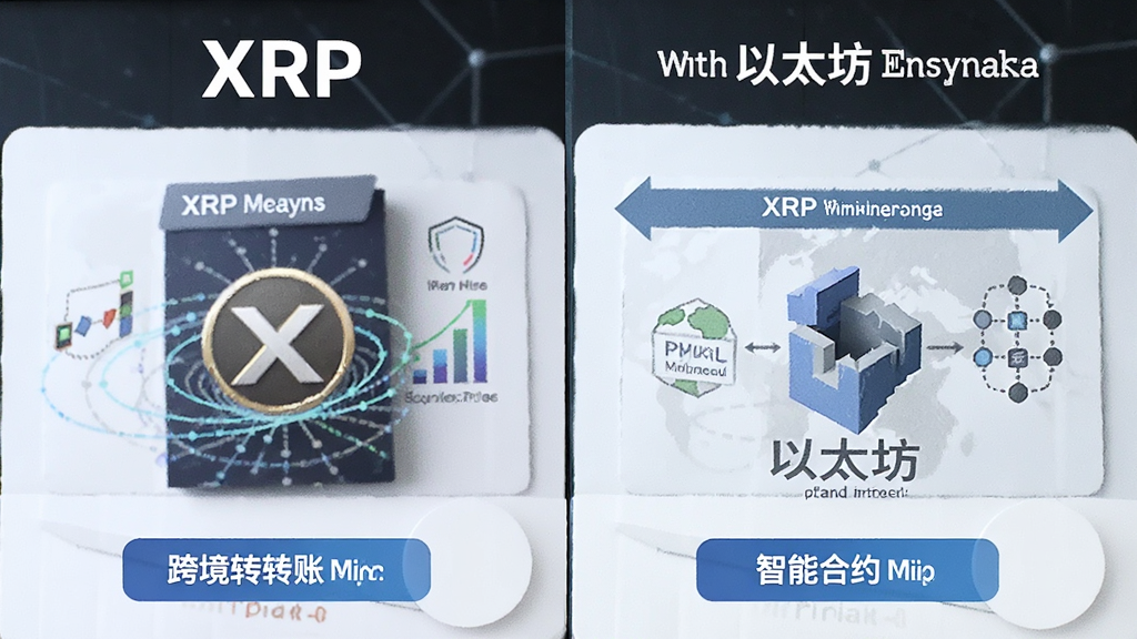 XRP和以太坊用途区别 跨境转账与智能合约配图