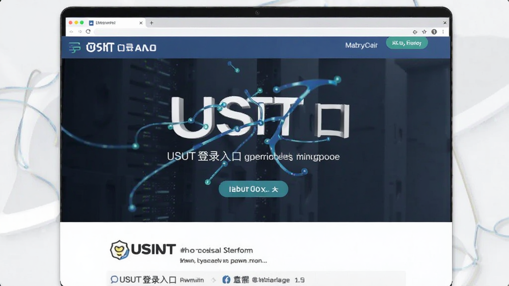 USDT登录入口辨别真假网站配图