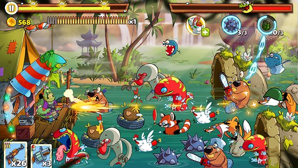 沼泽激战2官方正版下载(Swamp Attack 2安装器)v1.3.9 手机版