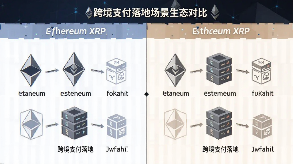 以太坊 XRP 跨境支付落地场景生态对比配图