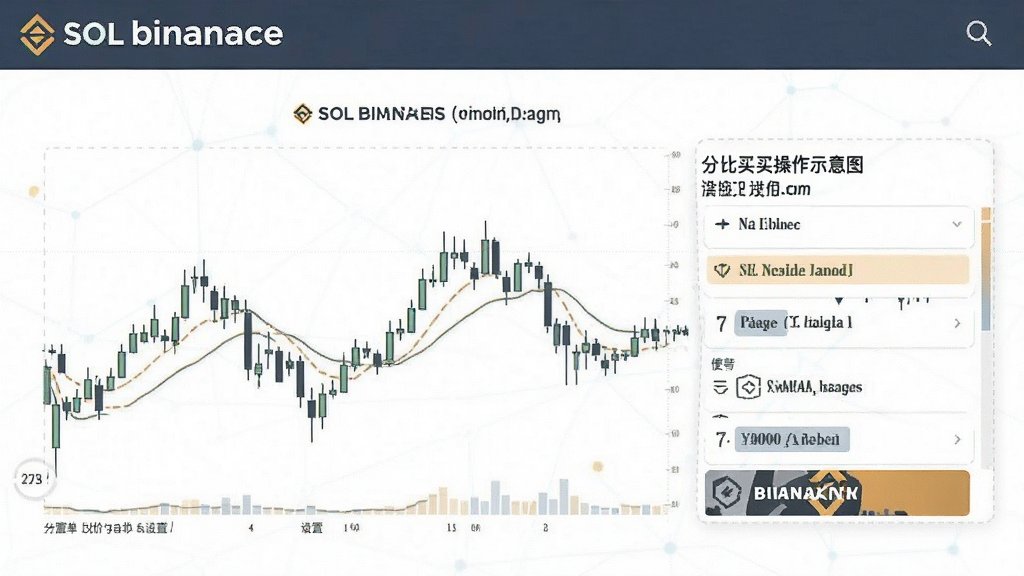 SOL binanace 币安限价单设置 分批买入操作示意图