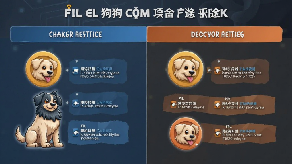 FIL 狗狗币项目用途对比示意图