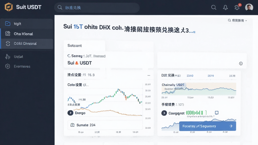 Sui和USDT链上DEX兑换界面 滑点设置与手续费显示