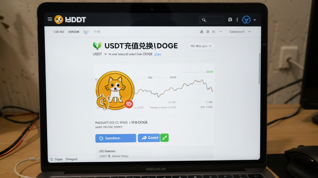 笔安 狗狗币 攻略 USDT充值兑换DOGE交易页面