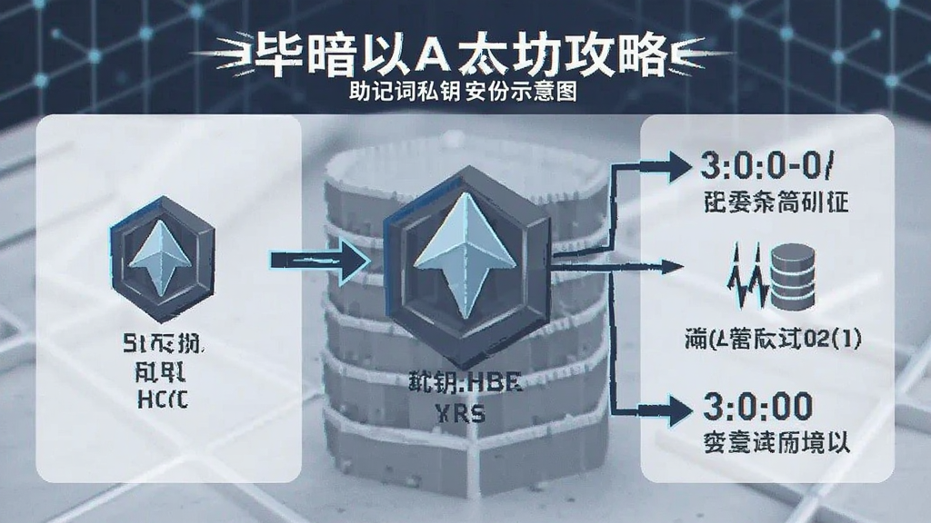 毕暗以太坊攻略 助记词私钥安全备份示意图