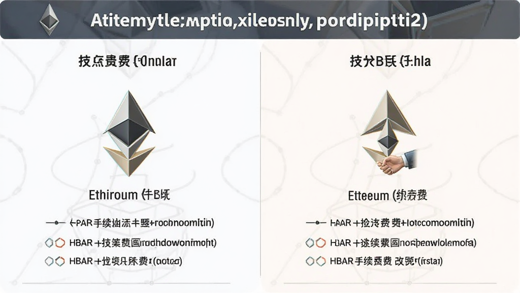 以太坊和HBAR 技术路线 手续费对比 配图