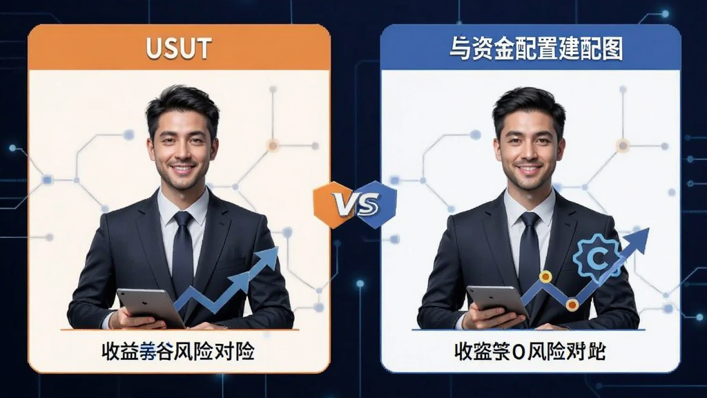 USDTvsWorldcoin 收益风险对比和资金配置建议配图