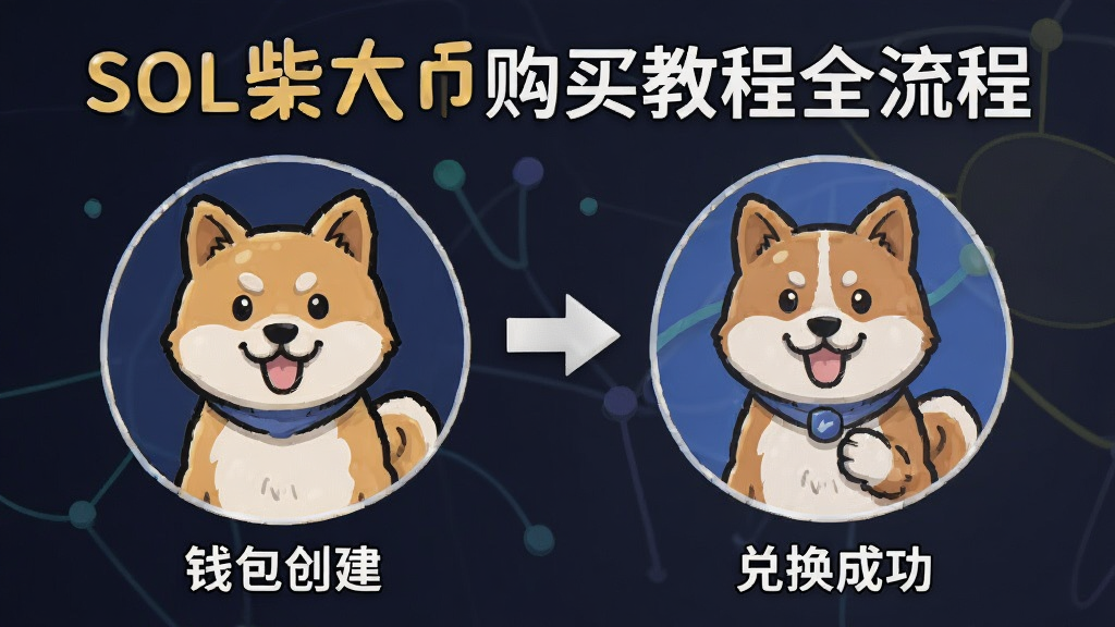 SOL柴犬币购买教程全流程配图 钱包创建到兑换成功步骤图